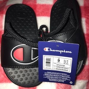 New Champion Sandals Slides size 9 toddler